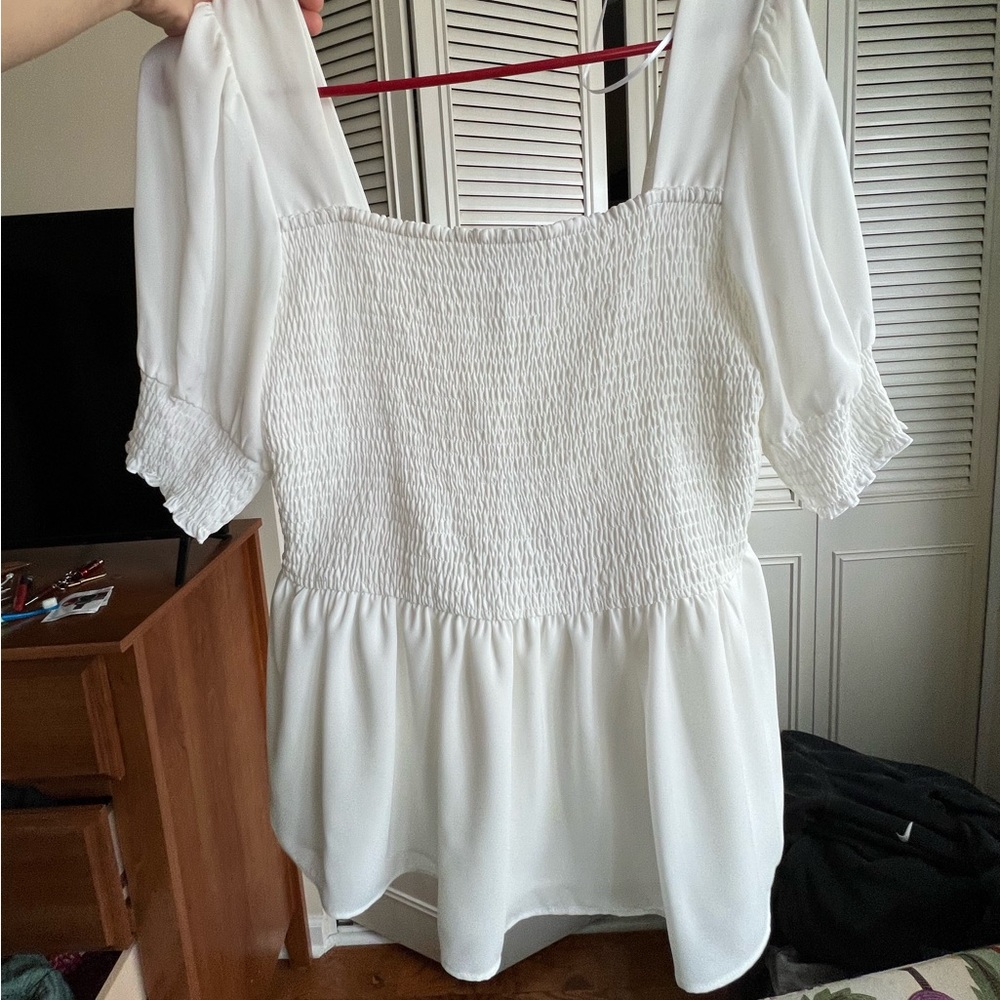 Women’s Peplum Chiffon Blouse